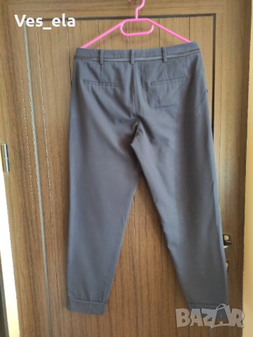 Тъмно син панталон MANGO Suit , снимка 3 - Панталони - 40626680