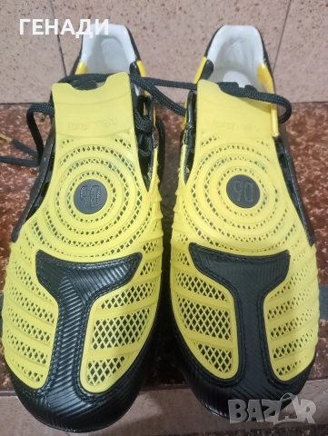 Бутонки Nike T90 Laser II yellow air zoom 40,5 размер., снимка 5 - Спортни обувки - 54284502