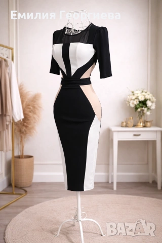 Дамска рокля , снимка 4 - Рокли - 54005602