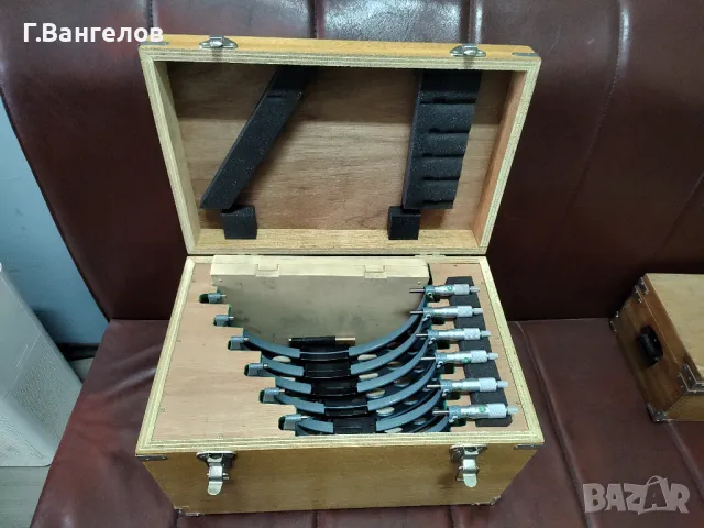 Комплект микрометри Mitutoyo 150-300мм оригинални японски, снимка 6 - Шублери - 48036194