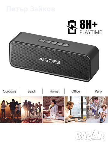 Bluetooth Speaker Двоен бас драйвер Безжичен високоговорител, снимка 3 - Bluetooth тонколони - 40632447