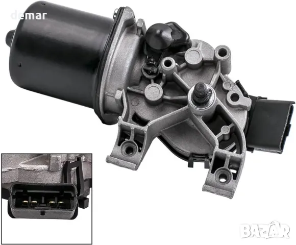 GEARLEADER Мотор на чистачките на предното стъкло, за Renault Clio MK2 3 2005-2015 7701061590, снимка 3 - Части - 47523858