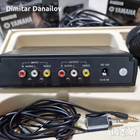 Караоке система с два микрофона Yamaha, снимка 2 - Караоке - 55707377