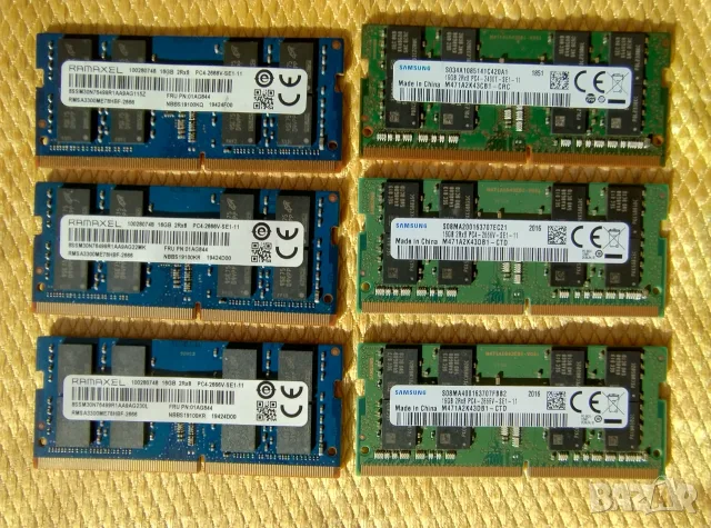 РАМ памети DDR4 за лаптопи/мини компютри