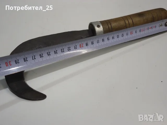 Стар  кован инструмент - косер, снимка 4 - Други ценни предмети - 56510094