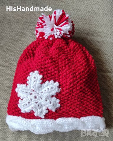 Ръчно плетени детски шапки от мека еко прежда, снимка 9 - Шапки, шалове и ръкавици - 38072222