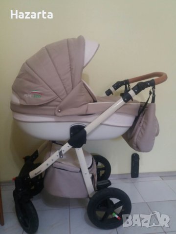 Бебешка количка Pepe Eco 3 в 1, снимка 7 - Детски колички - 42608717