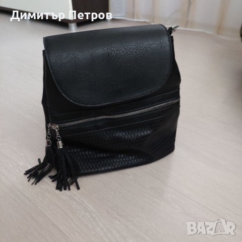 Дамска елегантна чанта Vedis и дамска черна раница, снимка 4 - Чанти - 39081275