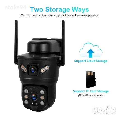 ХИТ! 4G GSM Соларна Камера 6MP - Безжична за Пчелини, Вили, Дворове. 6000 mAh Батерия! SD карта 64GB, снимка 3 - Комплекти за видеонаблюдение - 52704608