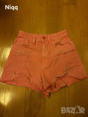 Дънкови къси панталонки, снимка 2 - Дънки - 54000536