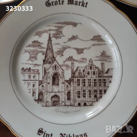 Порцеланови чинии за стена, снимка 5 - Чинии - 49738090