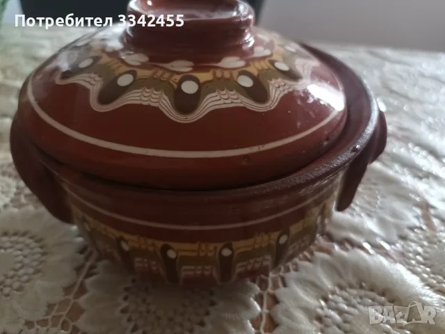 Керамични съдове 3 броя, снимка 5 - Антикварни и старинни предмети - 51623130