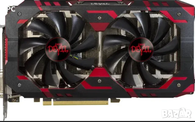 Видео карта PowerColor Radeon RX 580 Red Devil 8GB тествана Furmark 20min сменена паста, снимка 2 - Видеокарти - 54280240
