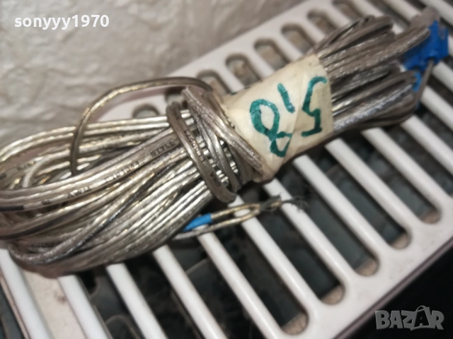 кабел за тонколона със синя букса-5,8м 0309251907, снимка 16 - Тонколони - 51596264