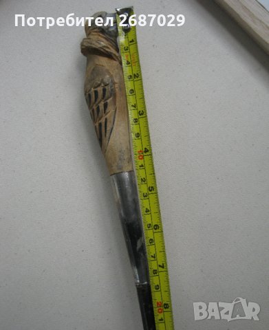 Бастуни: с орел дърворезба, стар, стари бастуни, 90 см, 1 м., снимка 10 - Други ценни предмети - 29731766
