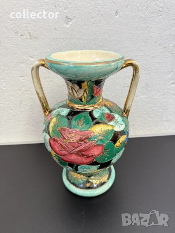 Керамична амфорна ваза - Монако. №7757, снимка 3 - Антикварни и старинни предмети - 52822201