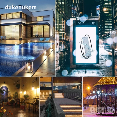 LED драйвер 24V 60W димируем IP67 – водоустойчив, снимка 7 - Лед осветление - 53173403