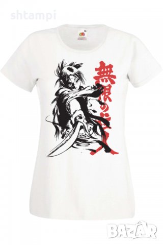 Дамска тениска Blade of the Immortal Samurai,Анимация,игра,Празник,Повод.