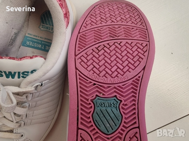 K-swiss Естествена кожа сникърси , снимка 10 - Дамски ежедневни обувки - 51752886
