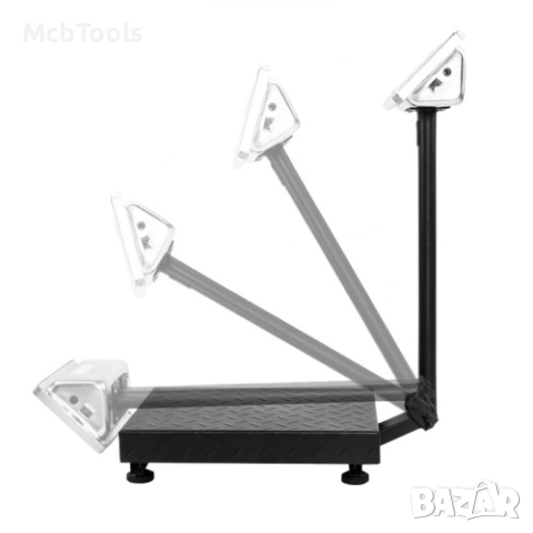 Сгъваем платформен безжичен кантар до 150 / 300 / 600 кг STAHLMAYER, снимка 4 - Други инструменти - 52314147