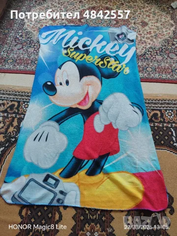 Детски одеяла с Мики и Мини Маус 
