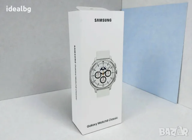 НОВ! Смарт Часовник Samsung Watch 8 Classic LTE 46mm Black / White 2г. Гаранция!, снимка 3 - Смарт гривни - 55922400