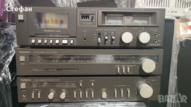 Ретро аудио система / Vintage сет Technics (Усилвател, Тунер, Дек) – Made in Japan