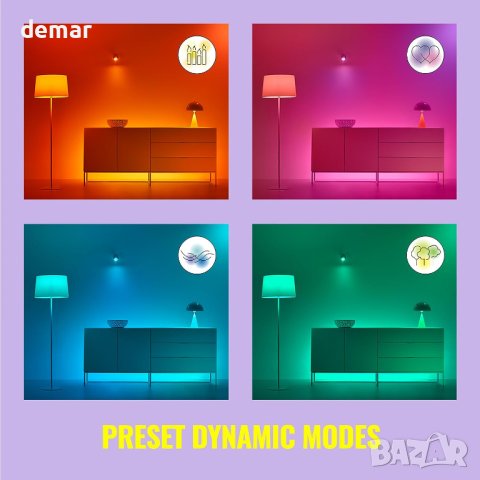 WiZ Color Smart Connected Vintage крушка с нажежаема жичка, снимка 8 - Крушки - 42074578