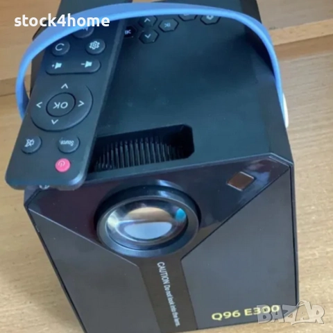 Смарт проектор Q96 E300 - Домашно кино Андроид/до 100инча/120ANSI лумена, Smarthome, снимка 8 - Плейъри, домашно кино, прожектори - 52428578