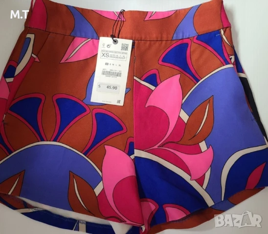 Нови къси панталонки Zara XS, снимка 2 - Къси панталони и бермуди - 51149912
