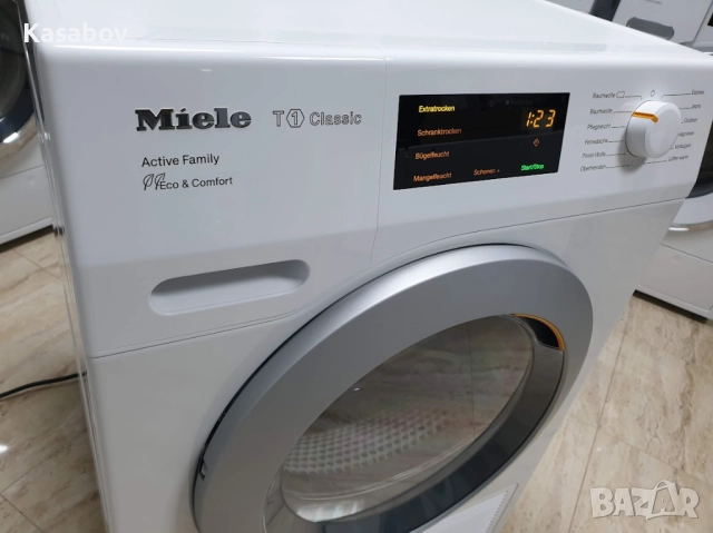 Miele T1 Сушилня с Термопомпа Миеле 12м Гаранция, снимка 3 - Сушилни - 51980086
