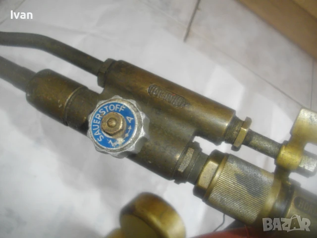 ОКСИЖЕН НЕМСКИ РЕЗАК 50см HORNUNG МАРКУЧИ 2Х5 м РЕДУЦИР ВЕНТИЛИ КИСЛОРОД АЦЕТИЛЕН ОРИГИНАЛНИ МАРКОВИ, снимка 13 - Други инструменти - 51056807