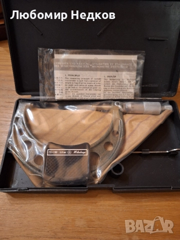 Вътромер микрометър Mitutoyo Tesa , снимка 5 - Други машини и части - 51573239