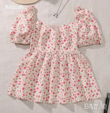 Летни цветни рокли и блузки , снимка 3 - Рокли - 44745010