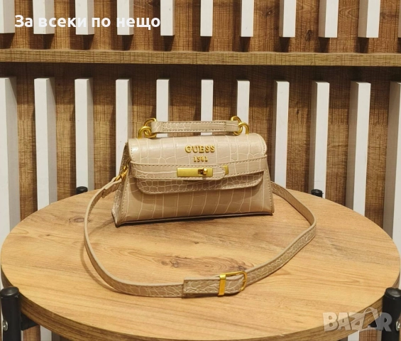 Guess Дамска Чанта С Дълга Дръжка За През Рамо Гес - Налични Различни Цветове Код SK103, снимка 6 - Чанти - 52508941