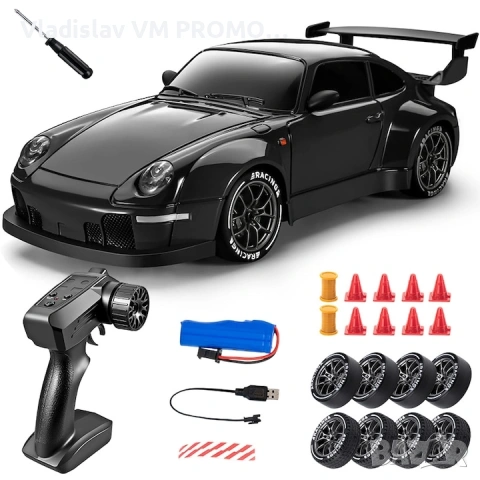 RC Дрифт количка, мащаб 1:24, снимка 3 - Коли, камиони, мотори, писти - 54093695