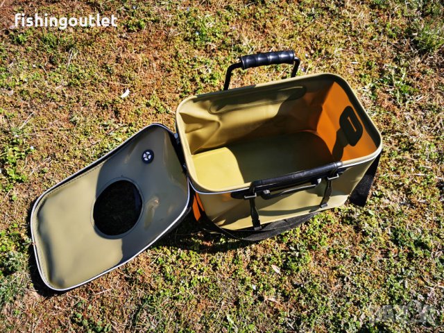 Футер ( сгъваема кофа) за пренасяне на живи рибки, снимка 8 - Такъми - 40039586