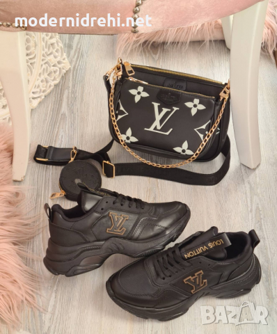 Дамски спортни обувки и чанта Louis Vuitton код 111, снимка 1 - Дамски ежедневни обувки - 36401575