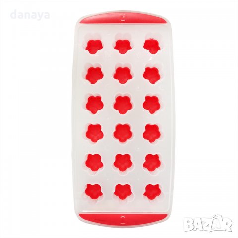 1864 Форма за лед със силиконово дъно Детелинки