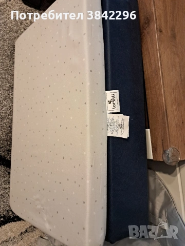 Немска кошара Hauck Play N Relax Center stars 120х60 + сгъваем матрак, снимка 3 - Кошарки - 53926004