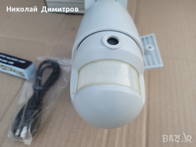 Нова охранителна камера с прожектор, датчик за движение и 1GB SD  карта , снимка 7 - Комплекти за видеонаблюдение - 54103503