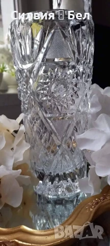 Кристална ваза , снимка 7 - Вази - 50867422