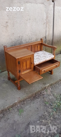 Пейка телефонна-Рустик, снимка 4 - Дивани и мека мебел - 52276286