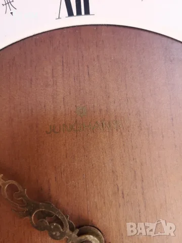 Junghans с махало и тежести, снимка 3 - Антикварни и старинни предмети - 56369166