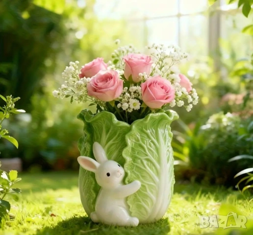 Молд кашпа заек със салата , снимка 8 - Форми - 53062871