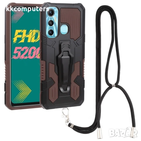 Infinix Hot 11 Удароустойчив Ring Holder Калъф и Протектор, снимка 3 - Калъфи, кейсове - 51273974