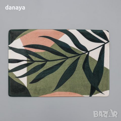 2933 Мека постелка за баня Тропически листа, снимка 2 - Други - 37125153