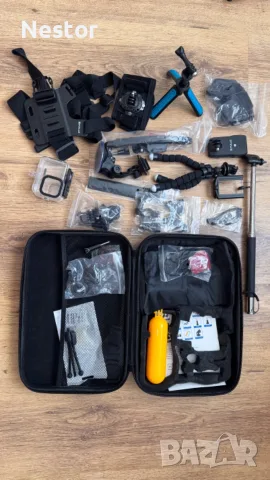 GoPro 10 Black + Оригинален калъф + Аксесоари, снимка 3 - Камери - 55802440