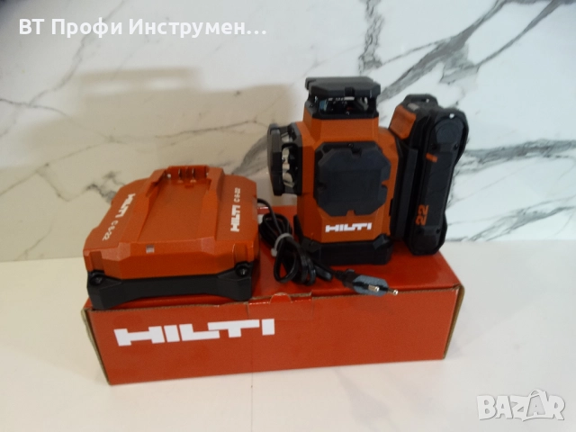 2025 - Hilti PM 50 - 22 / Nuron - Мултилинеен лазерен нивелир, снимка 11 - Измервателни инструменти - 51915538