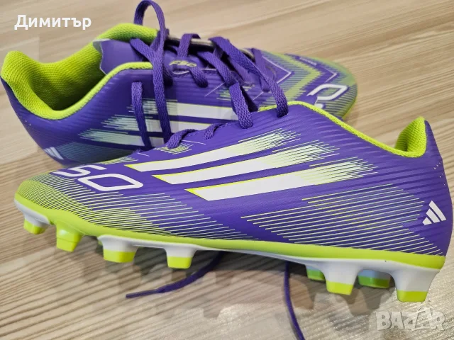 Детски бутонки Adidas F50, 37 1/3 размер , снимка 3 - Футбол - 55838754